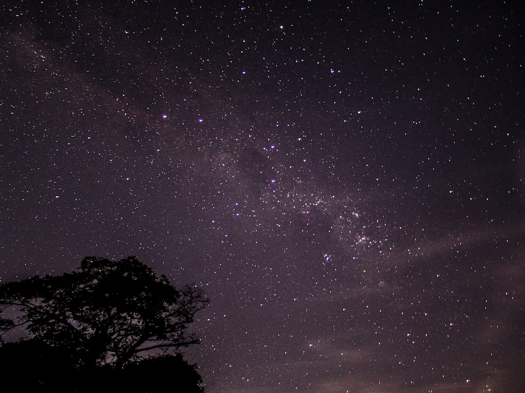 Night photography equipment setup